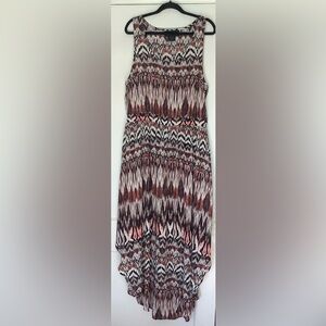 Patterned Brown and Black Women's Skirt